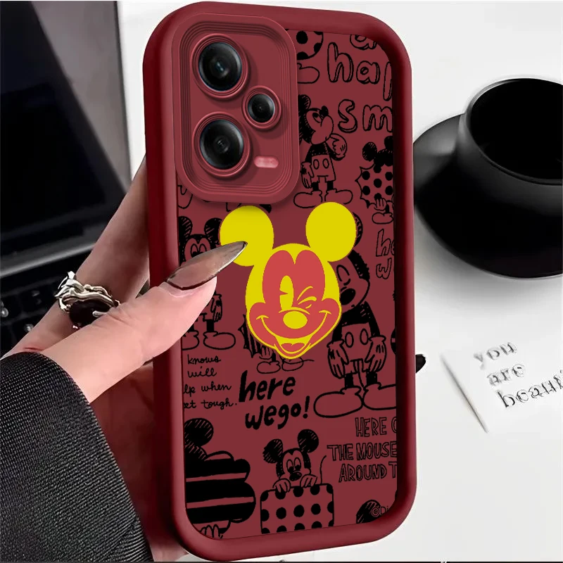 

Disney Mickey Mouse For Redmi K50 K40 K30 K20 12C 10C 9C 9AT 9A Ultra Pro Prime Eye Ladder Phone Case