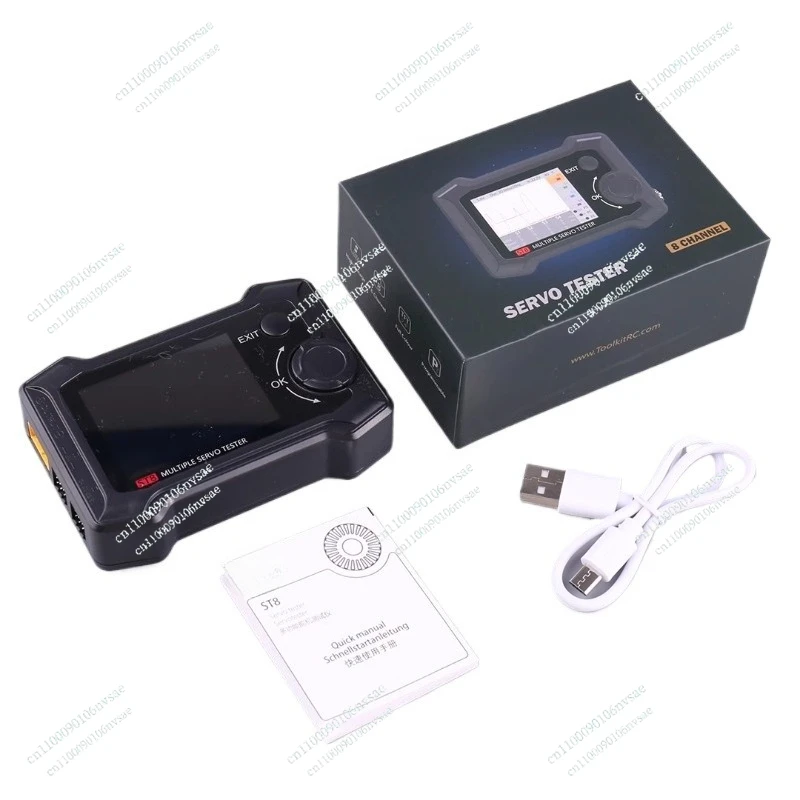 

ST8 8-канальный сервопривод комплексный тестер 4 независимых интерфейса для измерения тока сигнала