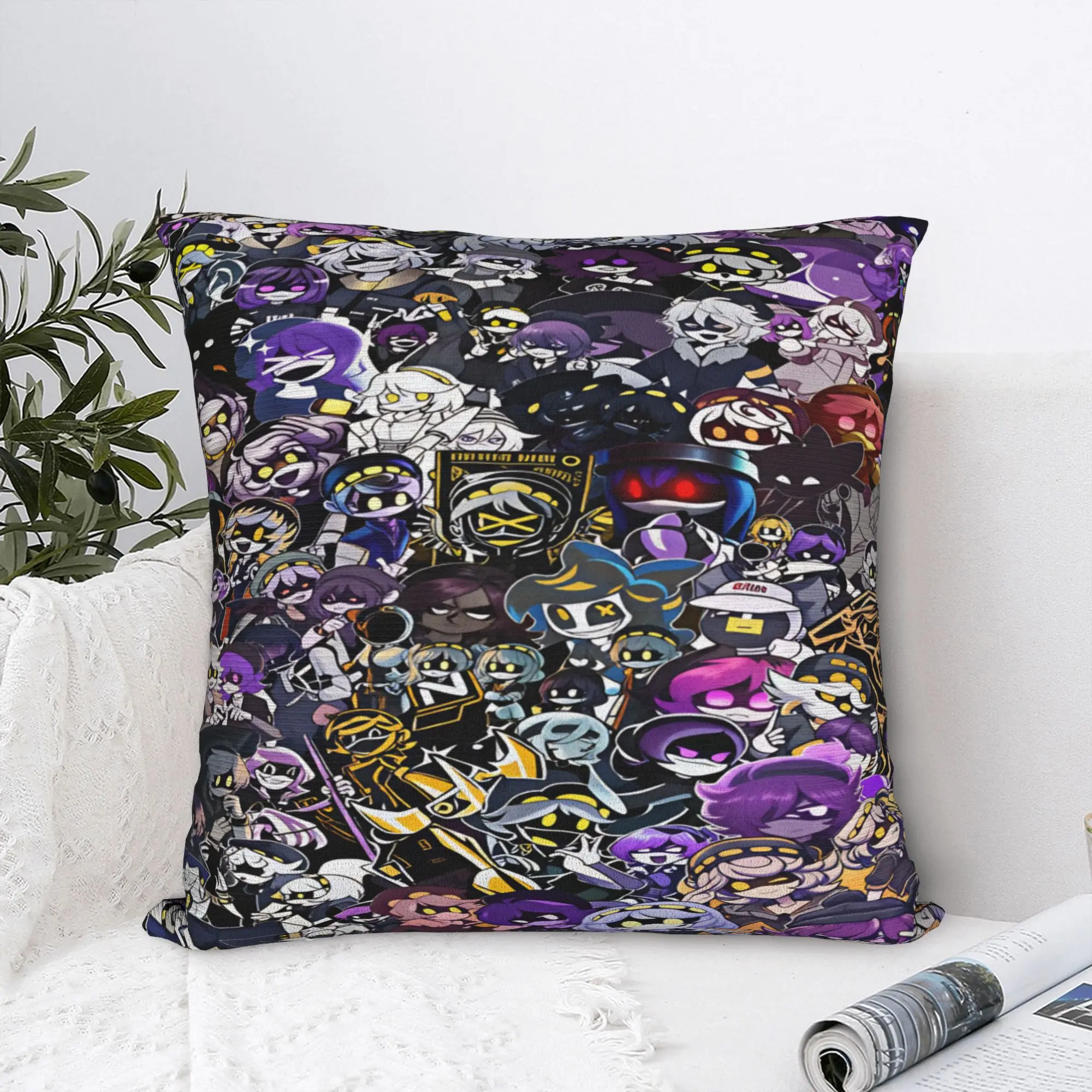 3D Murder-Drones Uzi Cartoon Pillow Case  Design Pillow Cover Kawaii Pillowcases For Sofa Car Home Decor