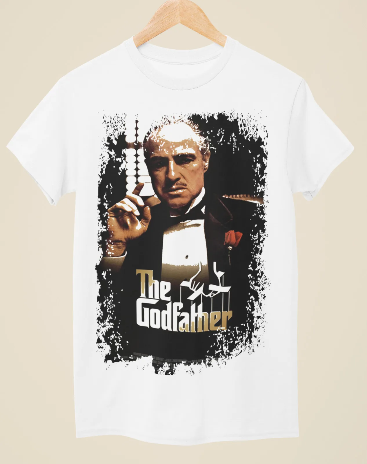 

The Godfather - Movie Poster Inspired Unisex White T-Shirt