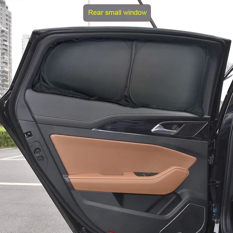 

Автомобильный черный оконный солнцезащитный козырек с защитой от УФ-лучей, теплоизоляция для HONGQI H5 2020-настоящее время, автозащитная крышка, аксессуары для интерьера