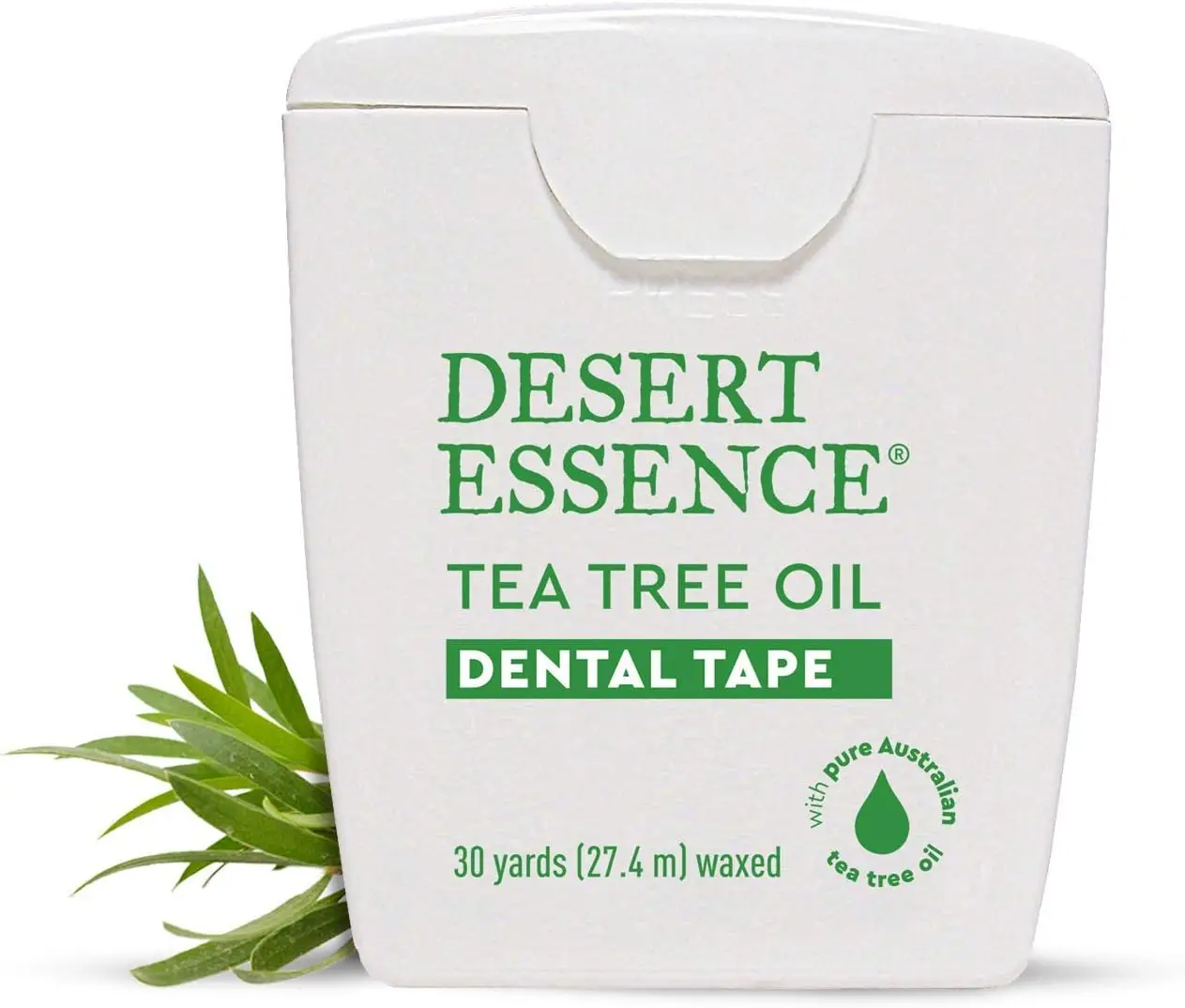 

Tea Tree Dental Tape 3-Pack, 30 Yards Each - Natural Floss for Healthy Gums