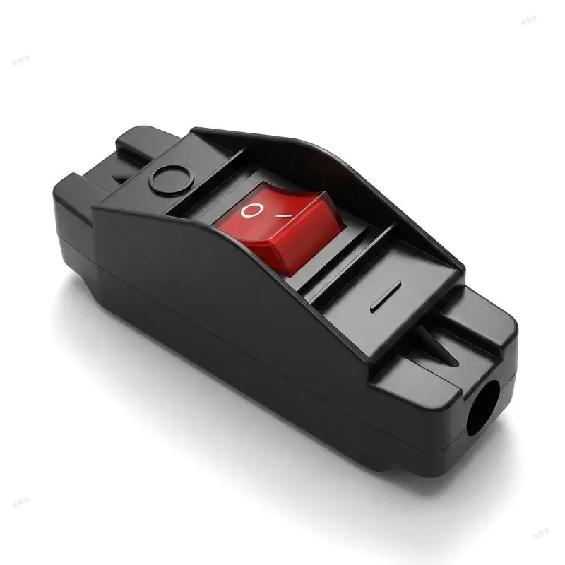 Inline Switch with Illuminated Push Button To on/Off 30A/220V 4 Pin 2 Pole Inline Cable Rocker on/Off Switch LED Indicator