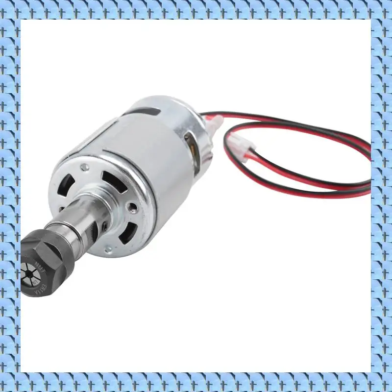 

NOCM 775 Spindle Motor With ER11 Collet & Connection Line, 24V 20000 R/Min,Fit For CNC 3018 Series Carving Machine