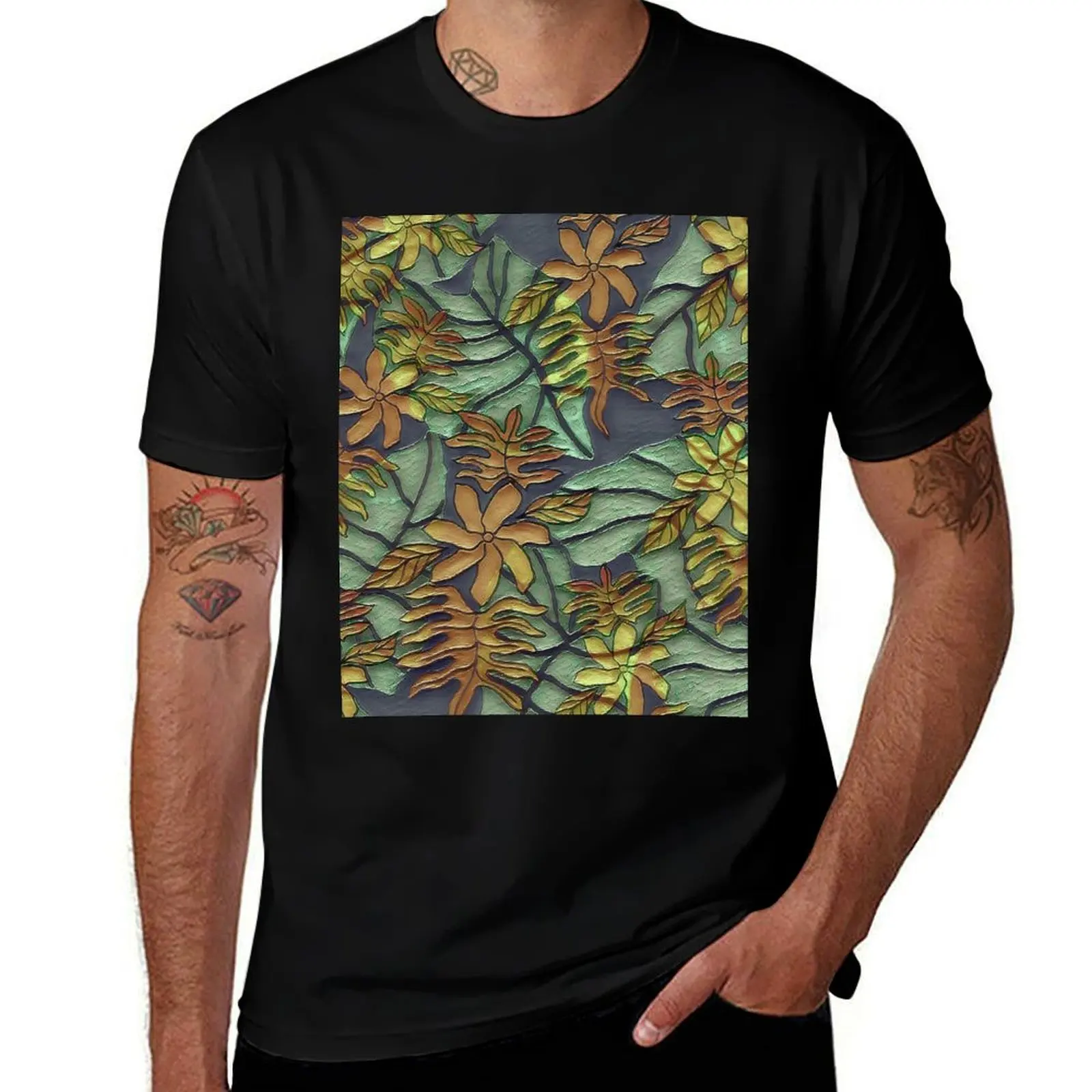 

Tropical Mix in Oil T-Shirt graphic shirts cute clothes custom t-shirts vintage anime shirt plain t shirts men