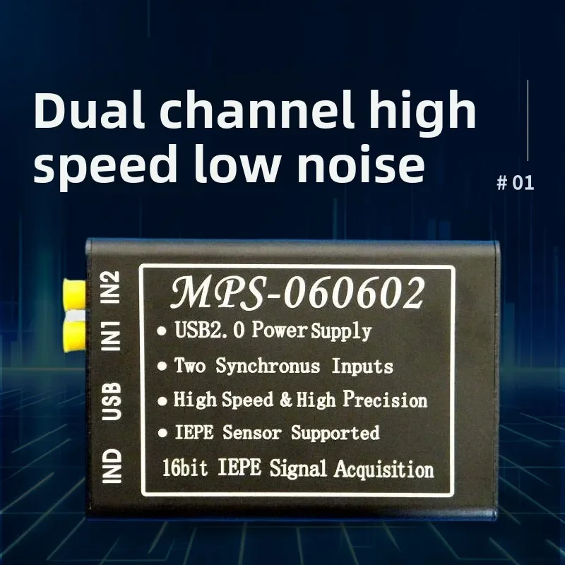 for  Mps-060602 dual-channel 16slot high-speed iepe vibration icp acquisition card usb supports labview software
