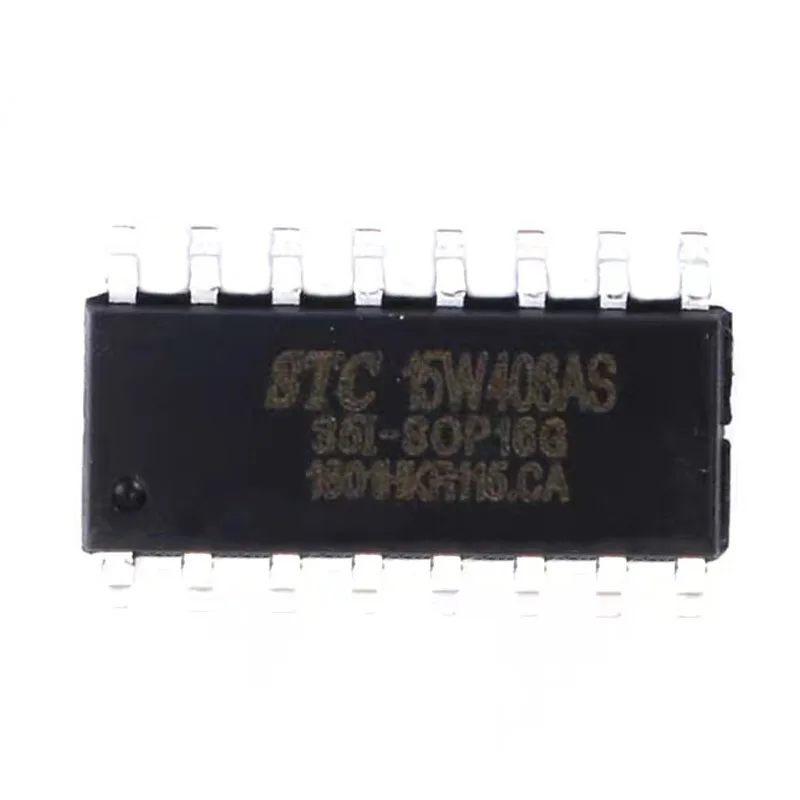 5PCS Original genuine goods STC15W408AS-35I-SOP16 single chip microcomputer integrated circuit IC chip