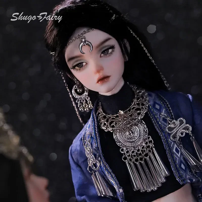 Suxi Bjd Doll 1/4 Bubo Unique Minority Miao Youth Paladin Embroidery Exquisite Collection Gift Ball Jointed Dolls Shugafairy