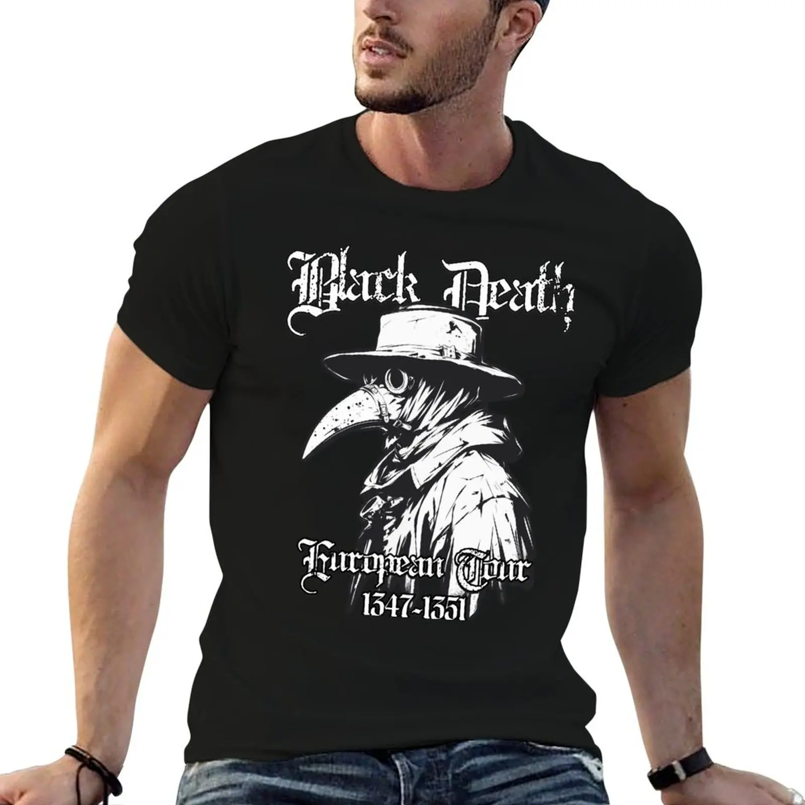 

Black Death European Tour 1347-1351 T-Shirt shirts graphic tee graphic t shirt vintage summer clothes Short sleeve tee men