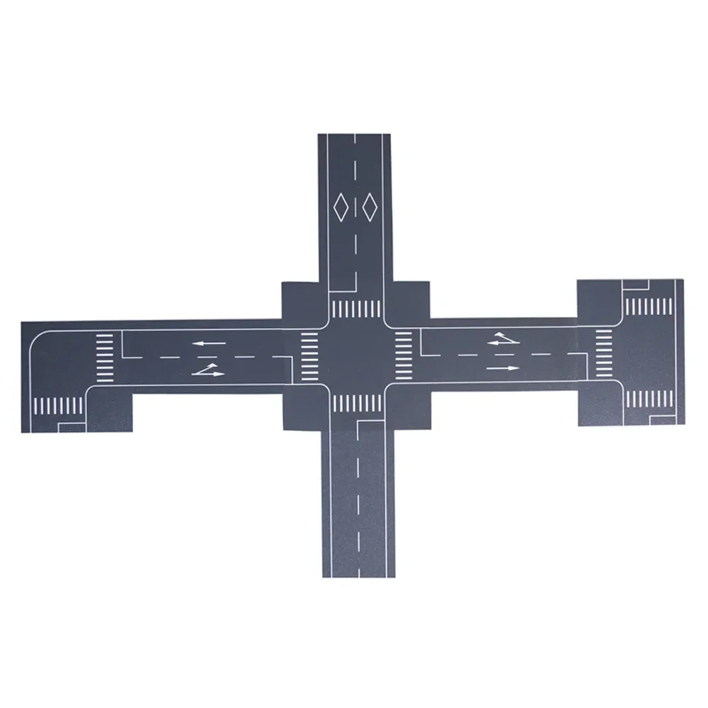 N Scale Simulation Road 1/150 Urban Road Traffic Hard Plastic Architecture Building Materials for Dioramas 1piece