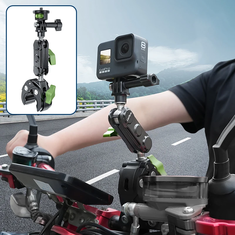 Lanparte Flexible Super Crab Clamp 360 Action Camera Holder Mount for Insta 360 X5 X4 Camera Accessories