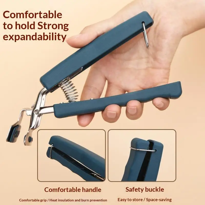 Kitchen Hot Plate Bowl Clip Anti-scalding Durable Food Safe Holder for Microwave Oven Baking Home Kitchen Daily Use