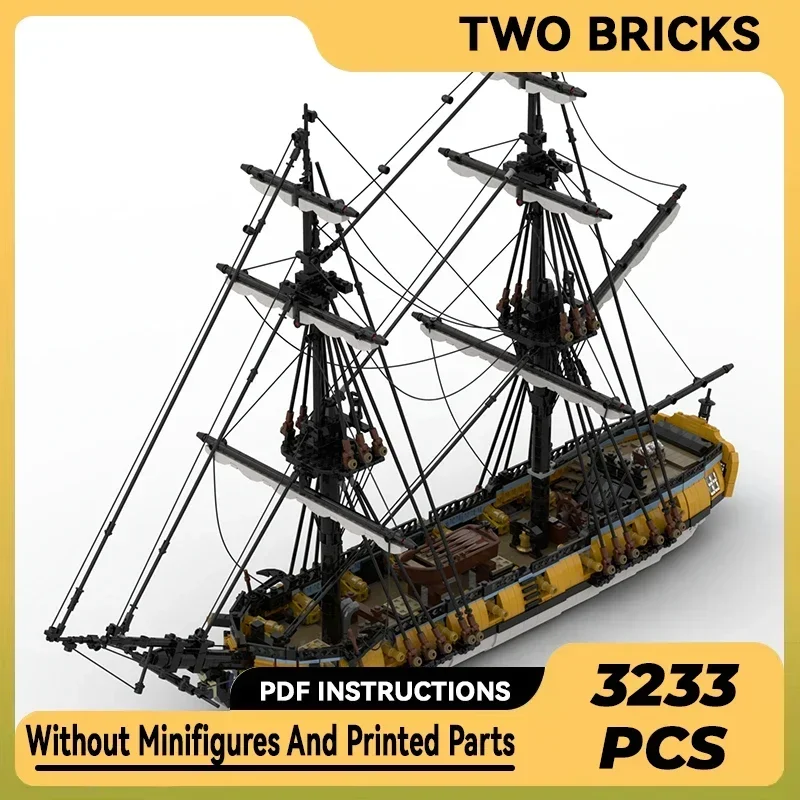 Moc Building Bricks Military Model Sloop Of War HMS Challenger Technology Modular Blocks Gifts Christmas Toys DIY Sets Assembly