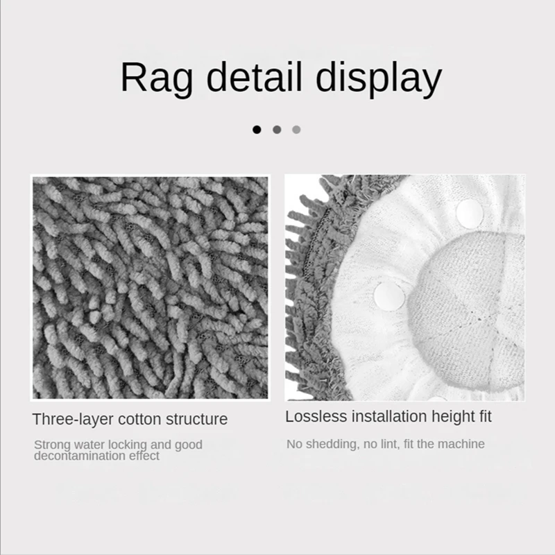 AGLH เปลี่ยนสําหรับ Xiaomi Mijia Pro STYTJ06ZHM Self-ทําความสะอาดหุ่นยนต์เครื่องดูดฝุ่นหลักแปรงด้านข้าง Mop HEPA FILTER