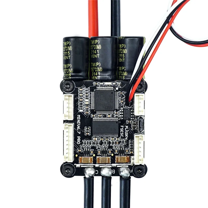 4-13S Lipo ESC Snelheidsregeling Mini FSESC6.7 70A Basis op VESC6.6 met aluminium geanodiseerde koellichaam voor borstelloze gelijkstroommotor