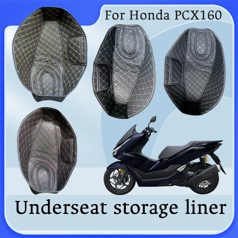 

Подкладка для ведра под сиденьем для Honda PCX160, крышка отделения для багажного ящика PCX160, внутренний вкладыш, аксессуары для мотоциклов