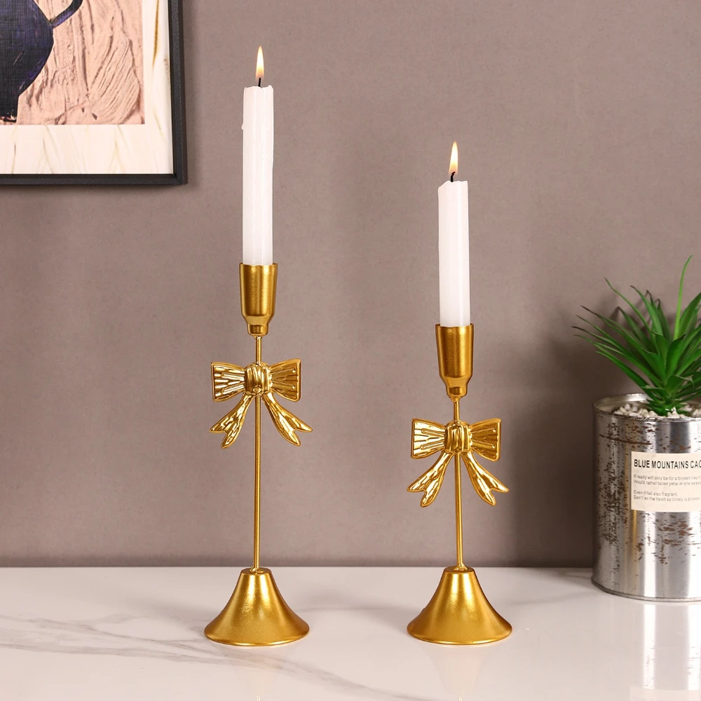 3Pcs French Vintage Gold Bow C - Centerpiece Stick ulasan dan harga