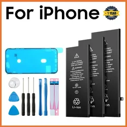 2023 Original Phone Battery for Apple 5 6 S 7 8plus X Xr Xs Max 11 12 Pro 13 14 Plus Replacement Bateria for Iphone 7 Batteries