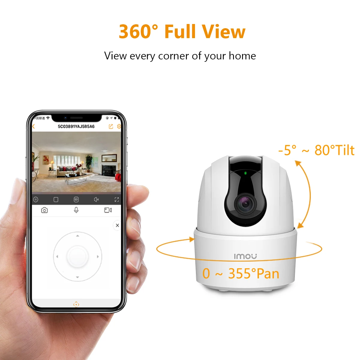 IMOU Ranger 2C 3MP Home Wifi 360 Camera Human Detection Night Vision Baby Security Surveillance Wireless IP Camera