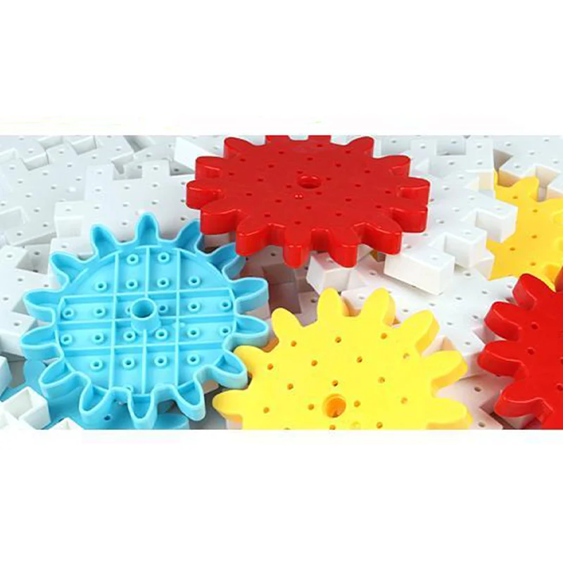 96Pcs blocchi di plastica per bambini giocattoli blocchi di ingranaggi giocattoli giocattoli fai da te giocattolo educativo creativo per bambini