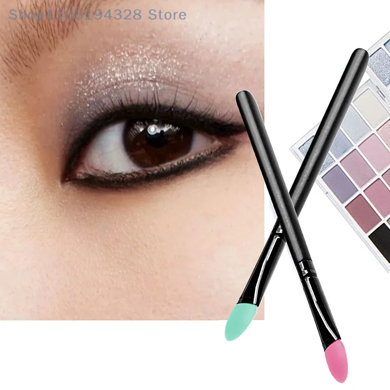 [MP] pinceau de fard à paupières en Silicone souple, brosse de maquillage, outils cosmétiques professionnels pour le visage pour femmes, brosse de rouge à lèvres, applicateur de bâton à lèvres