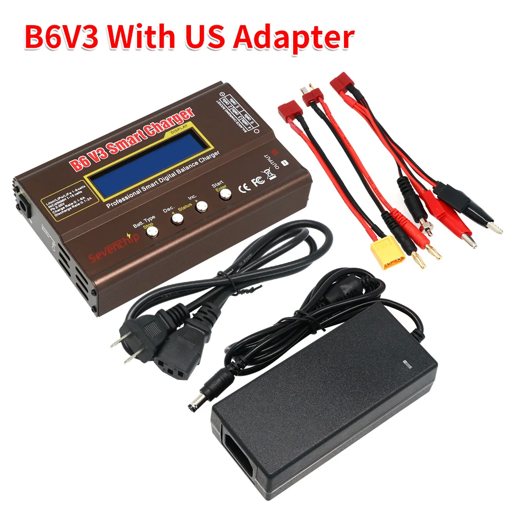 IMAX B6 V3 Batterij Balanslader 12V 5A Adapter Lipo NiMh Oplader voor RC FPV Drone Auto Boot Model