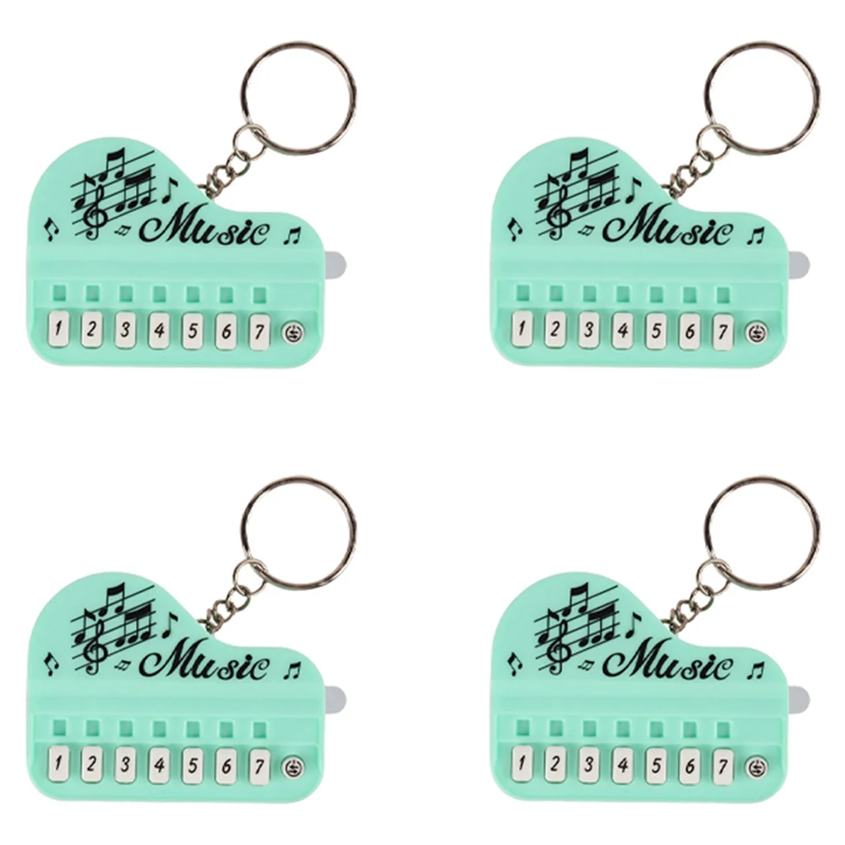 Keychains for Electronic Keyboard, Instrument Keychains Pocket Size Micro-Type Piano Toy Keychain Bag Charm Key Chain-E