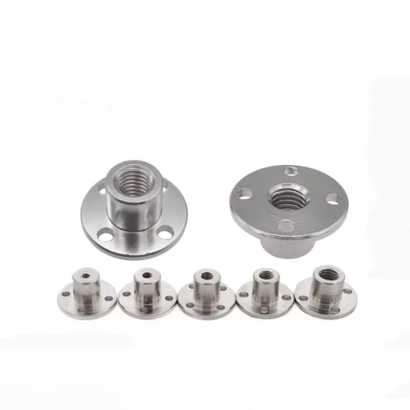 M3 M4 M5 M6 M8 Flange Coupling Nut Rigid Coupling ID 3mm 4mm 5mm 6mm 8mm Is Suitable for The Threaded Shaft of The Motor