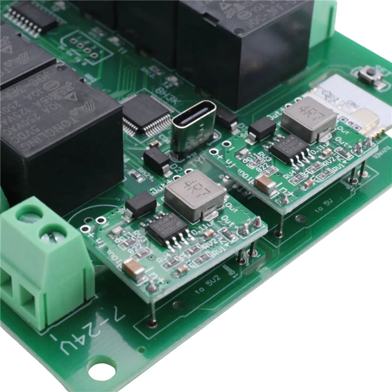Módulo de interruptor de relé inalámbrico Wifi inteligente Tuya de 24 canales, aplicación de Control remoto RF, módulo de interruptor Tuya, módulo de Control remoto inteligente