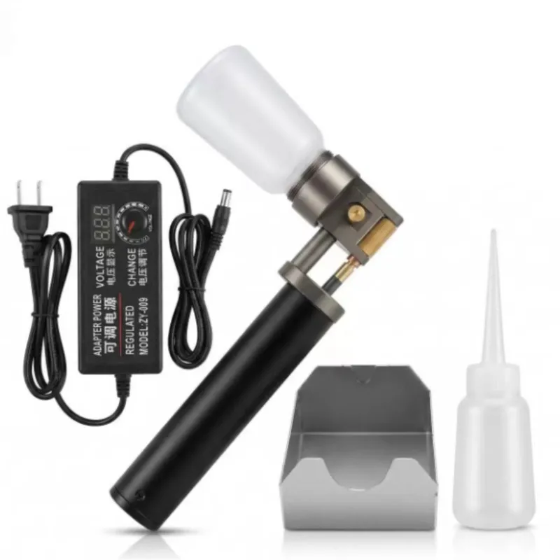 Electric Leather Edge Coating Machine – Handheld Edge Painting Tool for Leather Craft with Adjustable Speed & Digital Display