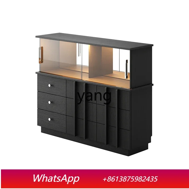 LH Mittelalterlicher Stil Esszimmer-Beistellschrank Retro Luxus-Sofa-Beistellschrank Wohnzimmer Teeschrank