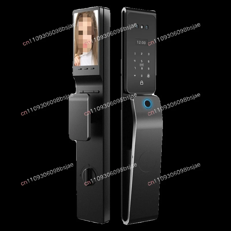 Waterproof facial recognition lock antifreeze smart fingerprint lock monitoring electronic password lock