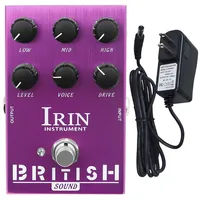 IRIN AN-31 British Sound Rock Amp Simulator Effect Pedal Brit-Rock Era Overdrive Effect Pedal Guitar Nifty Portable Parts