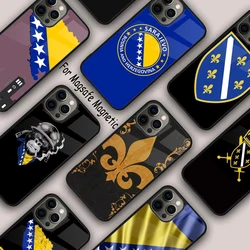 Flag Bosnia and Hercegovina Magnetic Phone Case For APPLE iPhone 17 Air 16 14 13 12 Pro Max 15 Plus Wireless With MagSafe Cover