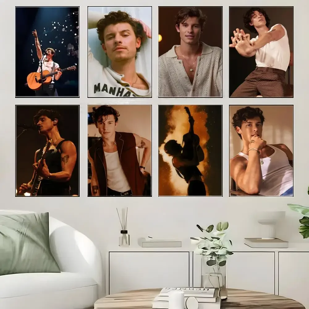 Music S-Shawn M-MendesS Poster Crease Free Waterproof Durable All Space Wall Decor