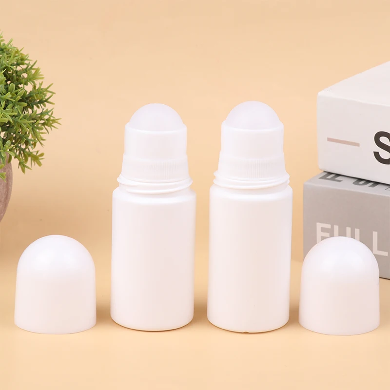 25/30/50/60ML Plastic Roller Ball Essential Oil Sub-bottling Mist Container Travel Refillable Bottle DIY Deodorant Accessories