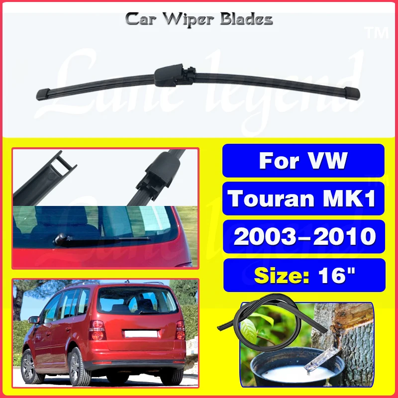 

16" Rear Windshield Windscreen Washer Wiper Blade For VW Touran MK 1 2003 - 2010 1T1 1T2 Car Accessories Accsesories