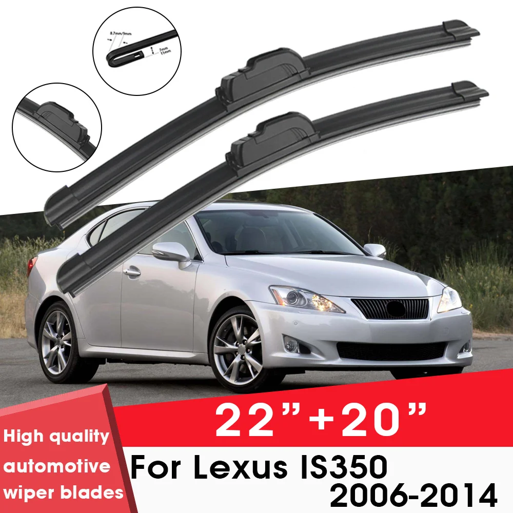 

BEMOST Car Wiper Blades Front Window Windshield Rubber Refill Wiper For Lexus IS350 2006-2014 22"+20" Car Accessories