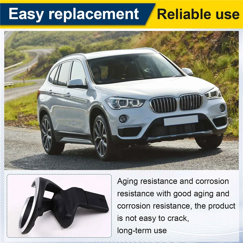 ABTC-Car الجبهة كوب ماء حامل مشروبات وحدة التحكم المركزية حامل الكأس 51160443082 51169144632 لسيارات BMW X1 E82 E84 #5