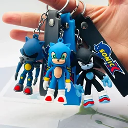 Anime Keychain Cartoon Sonic Sonic Sonic Free Shipping Creative Gift Action Figure Car Keychain DIY Jewelry