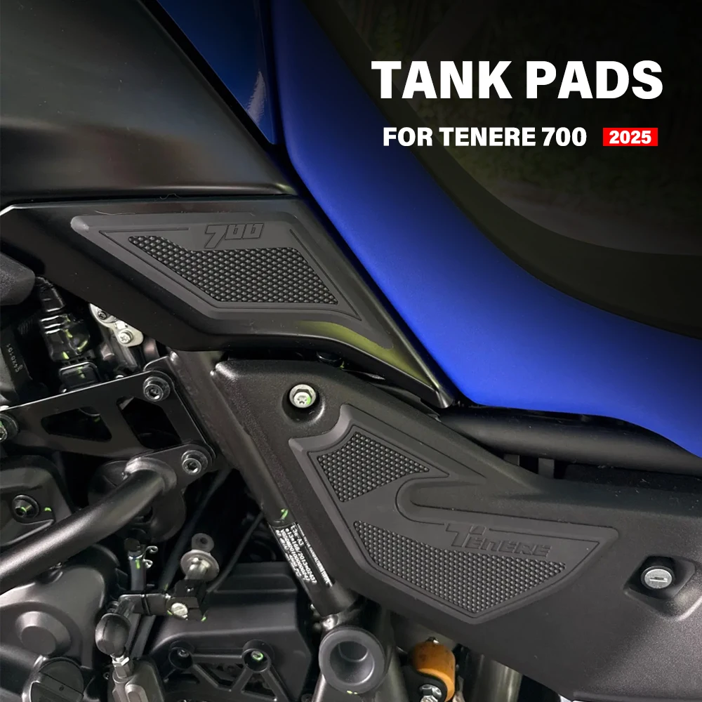 Für Yamaha Tenere 700 2025, Zubehör, Tankpad-Schutz, Abdeckungen, Tankpad, Knie, Anti-Rutsch-Pads, Gummi-Aufkleber
