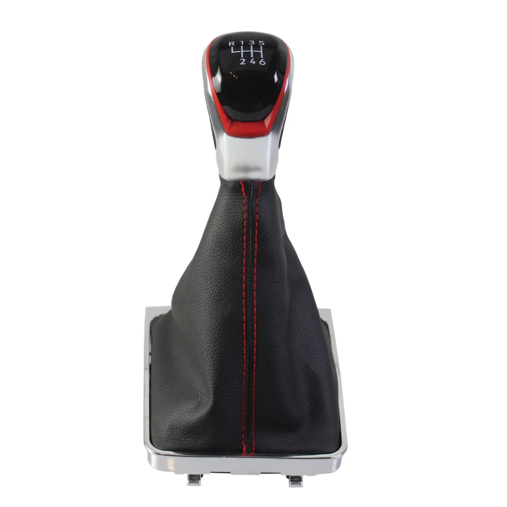 5/6 Speed Manual Shift Knob and Bracket Base Assembly for Passat For B6 2005-2011 Replace Existing Knob With Sport Design