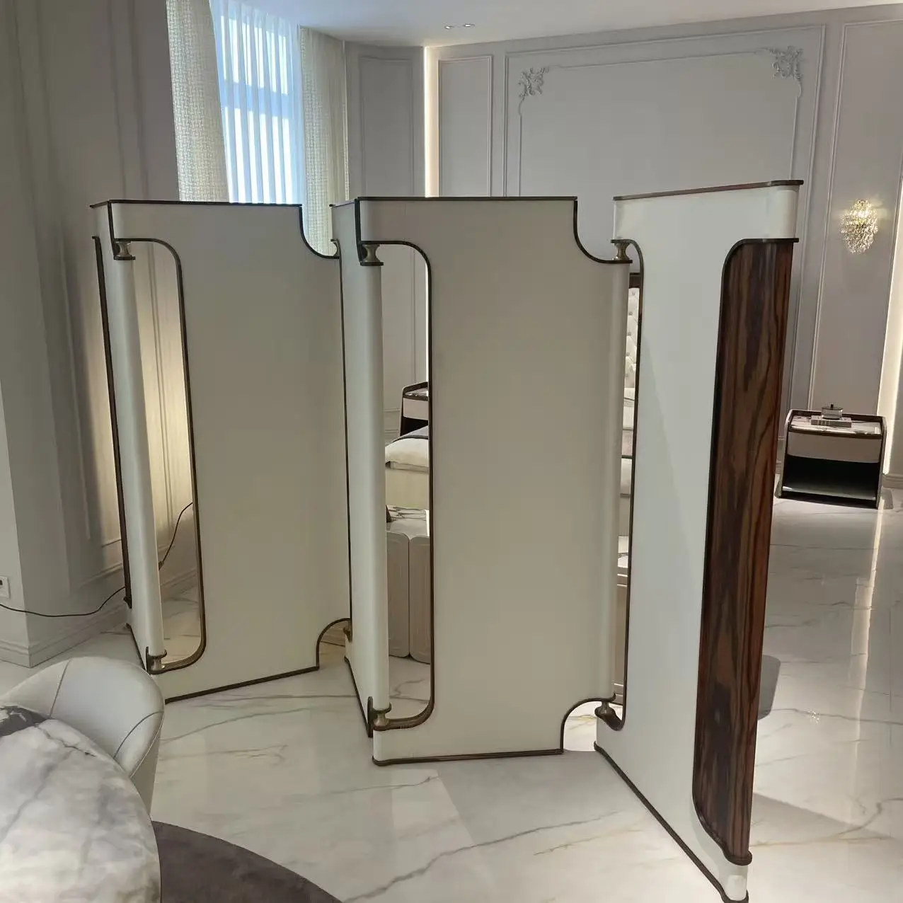 Original Style Decorative Art Wood Room Divider Folding Privacy Screen Freestanding Partition Wall Dividers