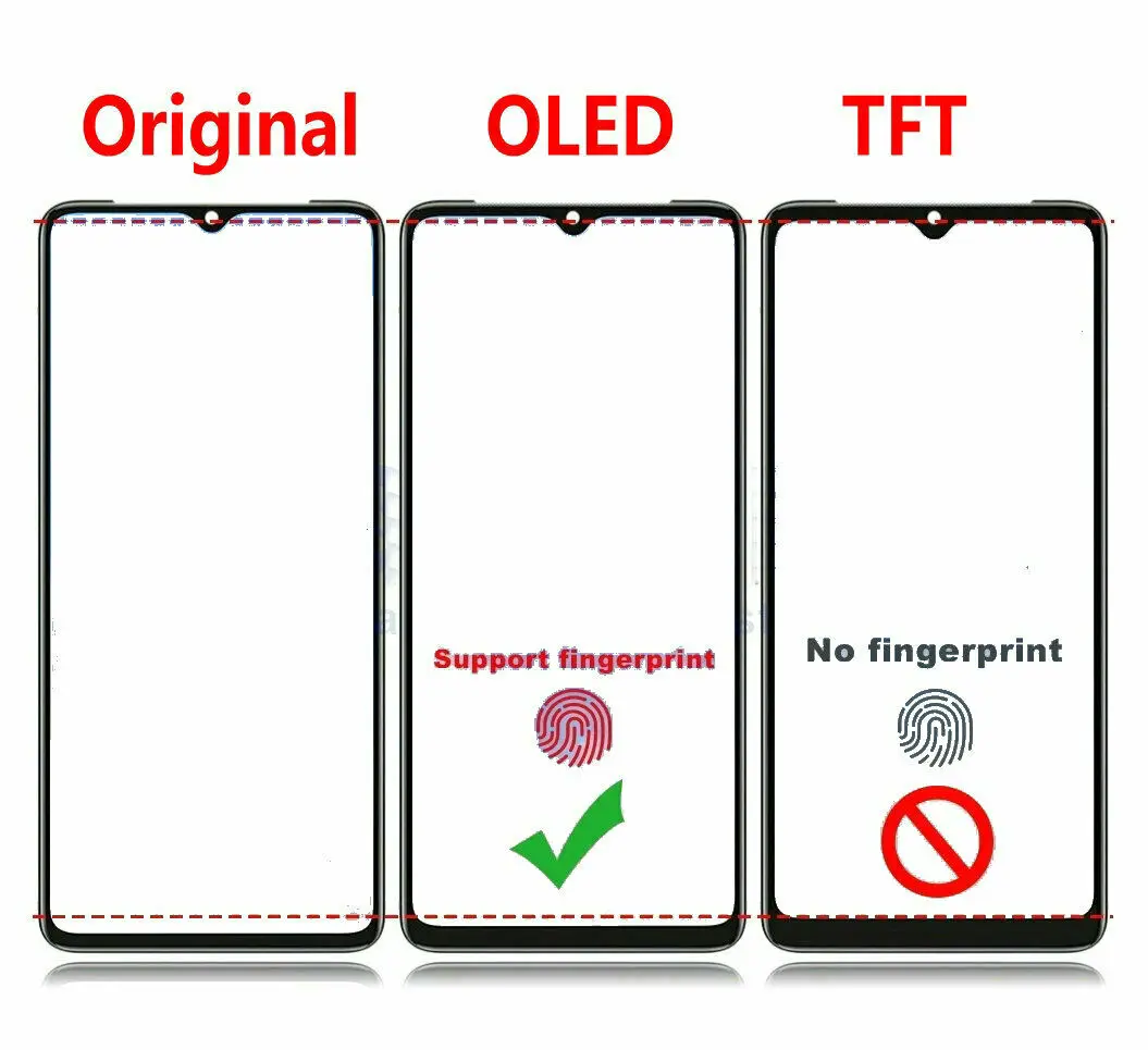 LCD Display Touch Screen Assembly For OPPO Reno3 / A73 2020 / A91 / F15 / F17/find x2lite