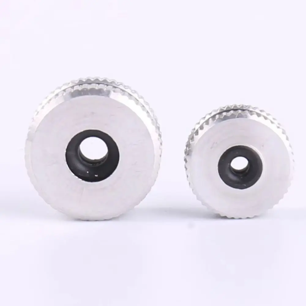 2 Pièces Anneaux de fixation de capot en métal durable, écrous de montage de capot fixe à verrouillage, avec butée en caoutchouc, pièce de mise à niveau RC pour hélicoptère modèle RC