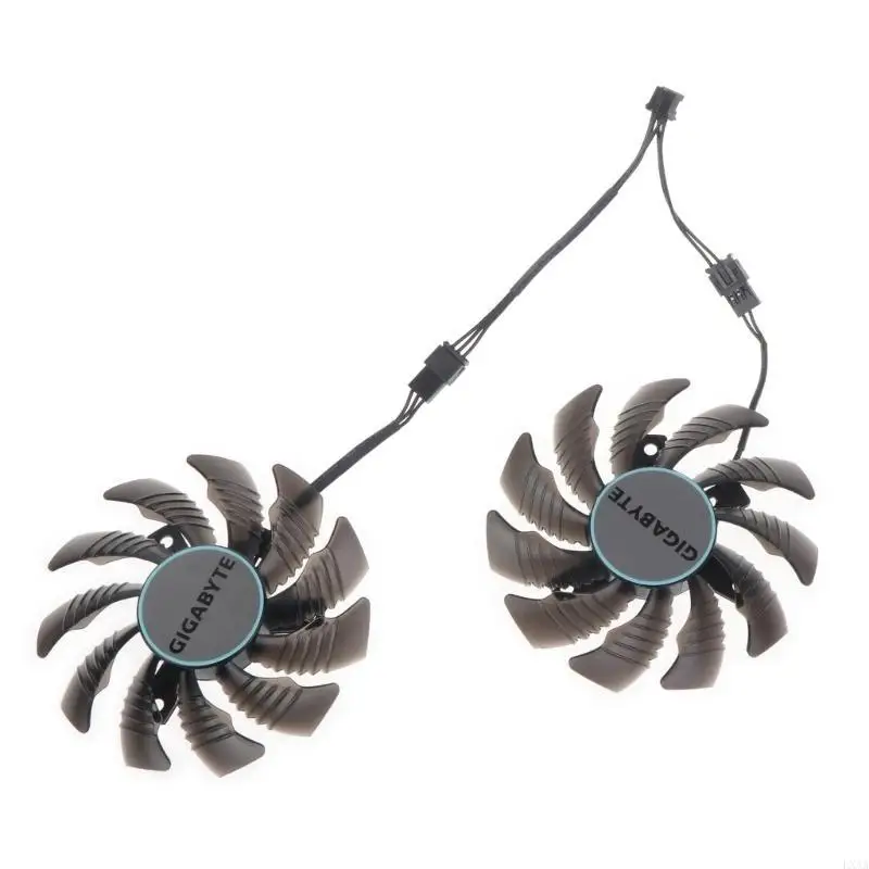 LXAA 1/2PCS 75mm 그래픽 카드 냉각 팬 PLD08010S12HH 기가바이트용 12V 0.35ACooler