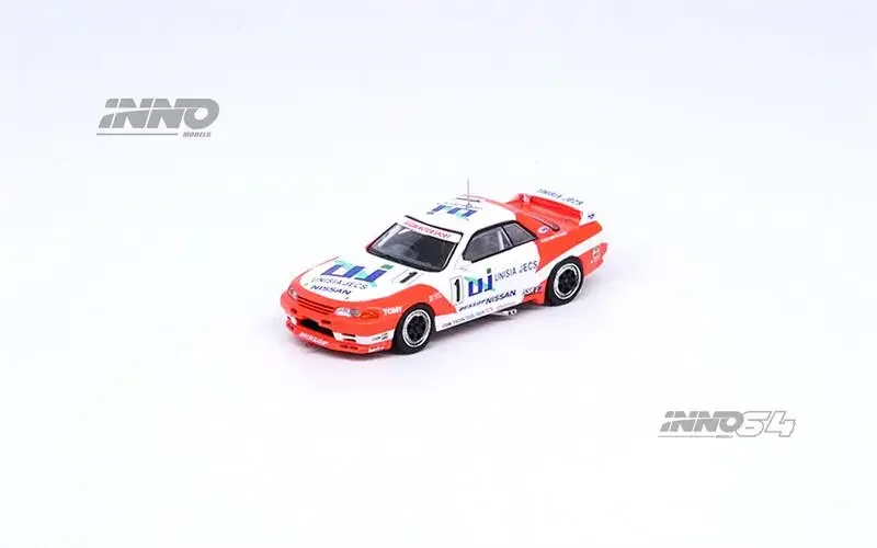 INNO 1:64  SKYLINE GTR R32 #1 UNISIA JECS JTCC Diecast Model Car