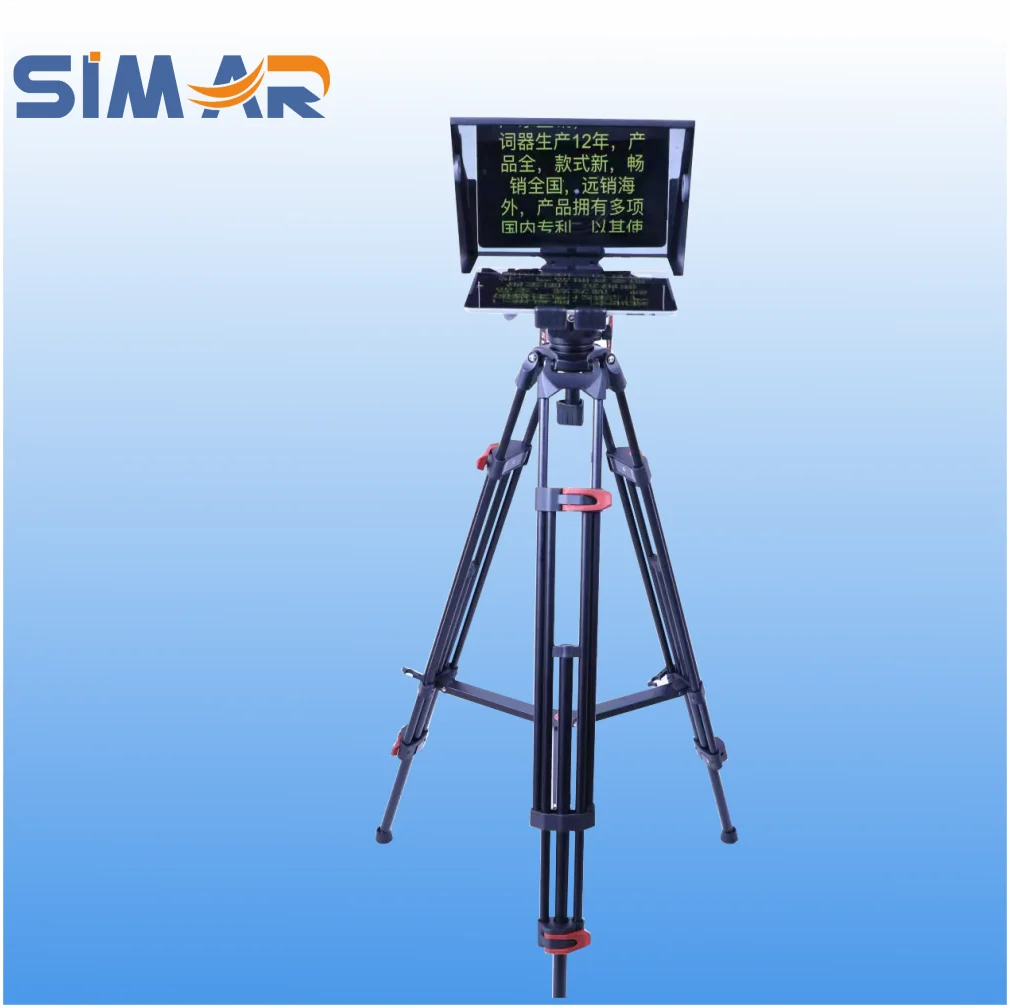 Simar Smart phone and Tablet Portable Autocue Script Speech Teleprompter for Tiktok ,Youtube ,Facebook