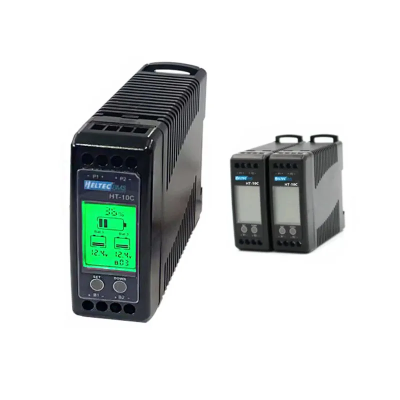 Heltec 12V Lead Acid Battery Equalizer /Lifepo4 Connected in Parallel Series LCD Meter / 10A Active Balancer Lipo for 24/36/48V/