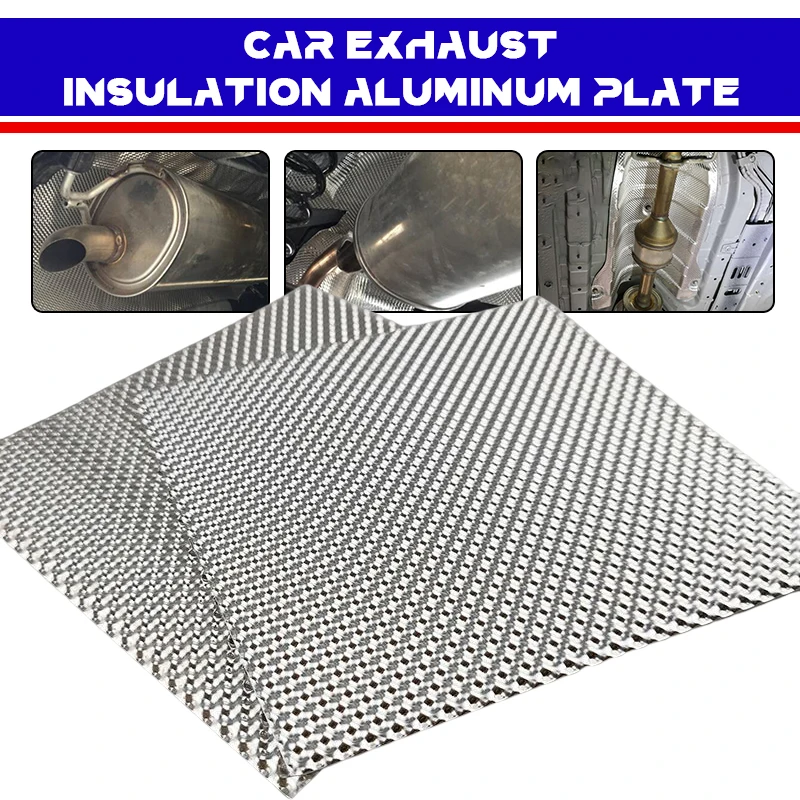 Fire-proof Heat Shield Aluminum Plate Motorcycle Car Turbo Manifold Exhausts Pipe Protection Firewal Floor Pan Fuel Tank Engine